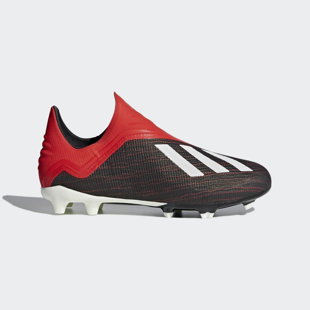 Adidas Boys' X 18+ Firm Ground Football Boots Black/White/Red Ireland BB9354